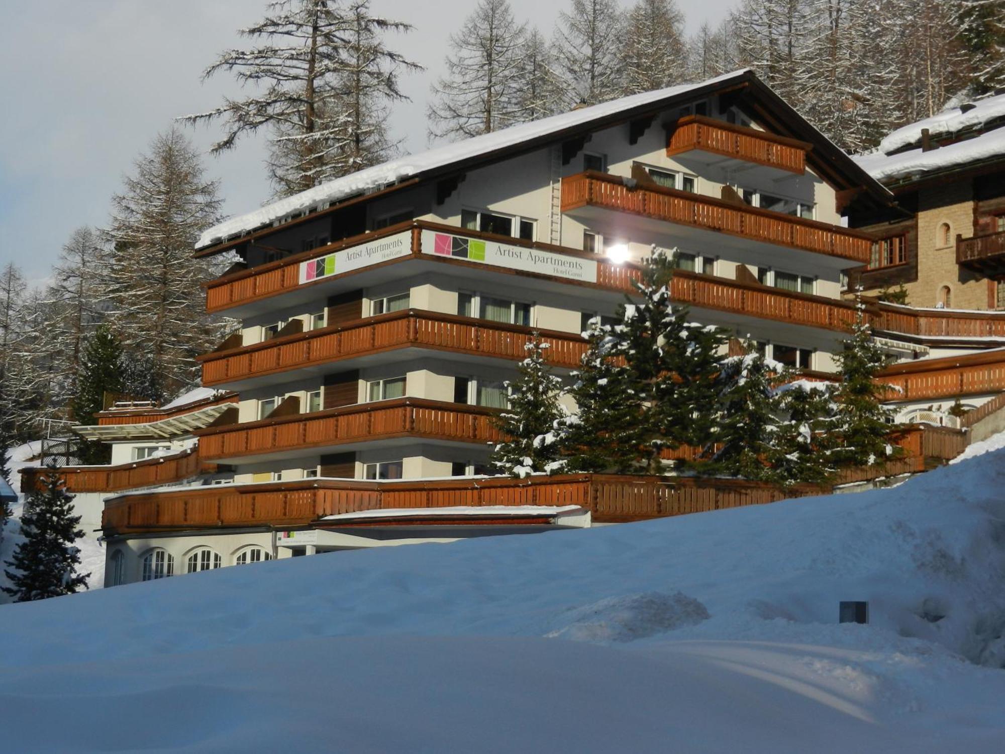 Artist Apartments & Hotel Garni Цермат Екстериор снимка
