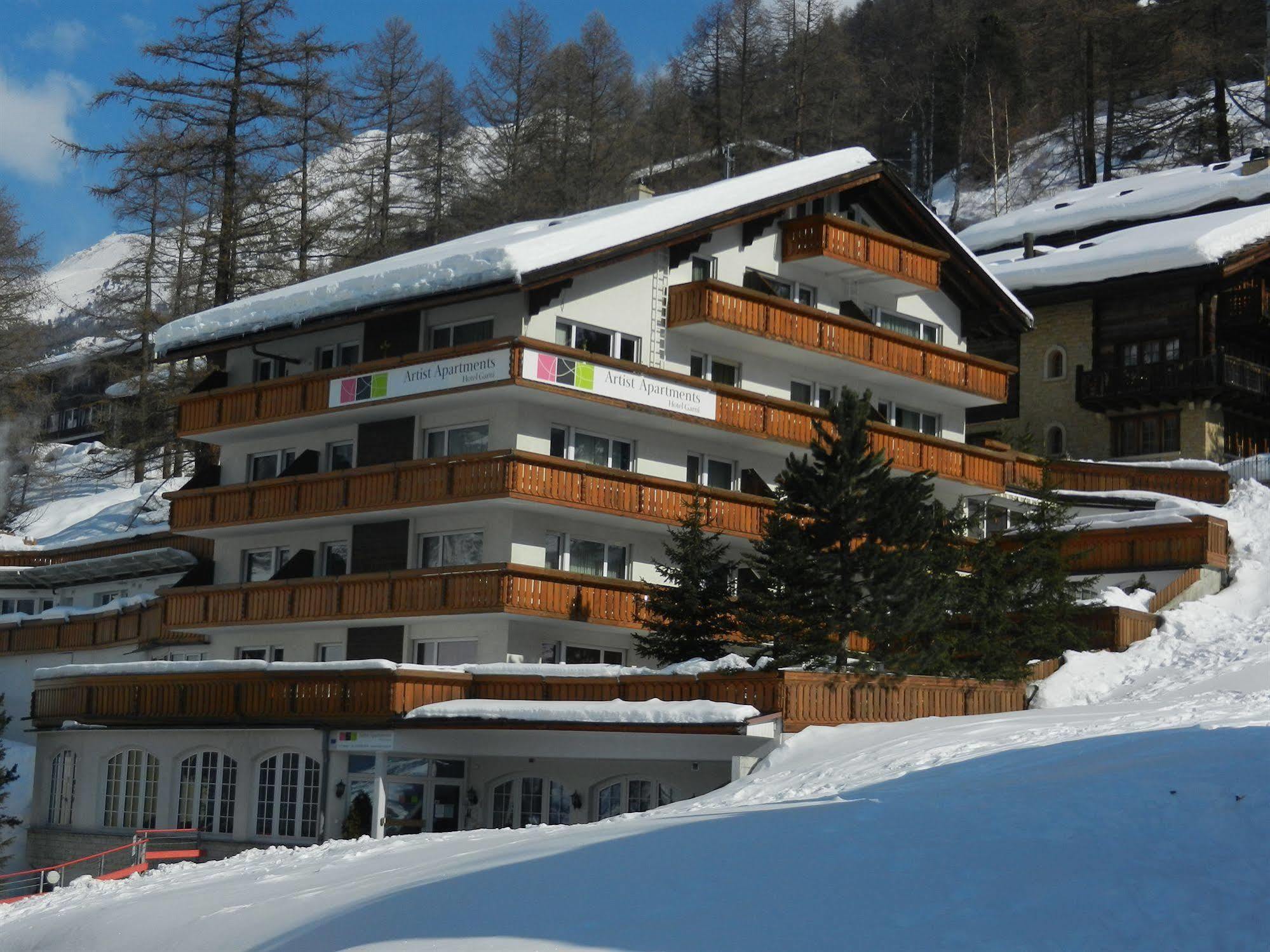 Artist Apartments & Hotel Garni Цермат Екстериор снимка